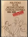 Politická elita meziválečného Československa 1918-1938 - kdo byl kdo - náhled