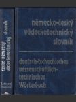 Německo-český / česko-německý vědeckotechnický slovník  - náhled