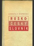 Rusko - český slovník - náhled