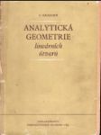 Analytická geometrie lineárních útvarů - náhled