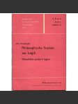 Philosophische Studien zur Logik [logika; filosofie; identita; normativní věty; Rozpravy Československé akademie věd] - náhled