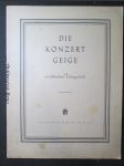 Die konzert geige. Violine solo. Edition Simrock Nr. 2995 - náhled