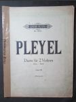 Duette für 2 Violinen. Duets. Opus 69. Edition Peters No. 1085 - náhled