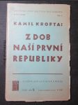 Z dob naší První republiky. Ročník XXXIII. Sešit 5. - náhled