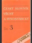 Český slovník věcný a synonymický III. - náhled