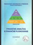 Finančná analýza a finančné plánovanie - náhled
