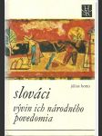 Slováci...vývin ich národného povedomia - náhled