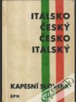Italsko - český a česko - italský kapesní slovník - náhled