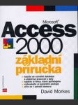 Microsoft access 2000 - základní příručka - náhled
