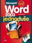 Microsoft word 2003 jednoduše - náhled