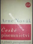 České písemnictví s ptačí perspektivy - novák arne - náhled