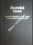 Borské teze - kolektiv - náhled