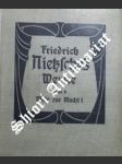 Der Wille zur Macht. 1884/88. Versuch einer Umerthung aller Werthe - NIETZSCHE Friedrich - náhled