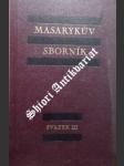 Masarykův sborník - ročník iii - kolektiv - náhled