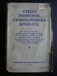 Cyklus přednášek.Československá revoluce. - náhled