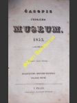 Časopis českého museum 1852 - kolektiv - náhled