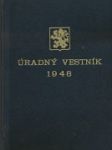 Úradný vestník I+II; ročník 1948 - náhled