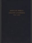 Index ke sbírce zákonů a nařízení za léta 1918 - 1933 - náhled